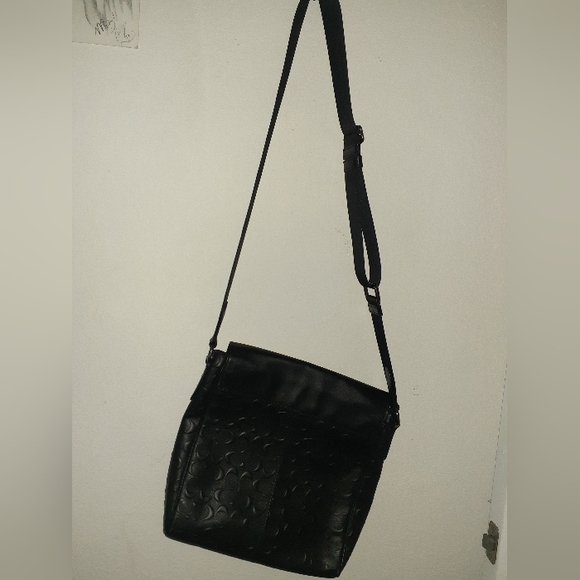 Coach Houston Map Bag In Signature Leather - Picture 5 of 5